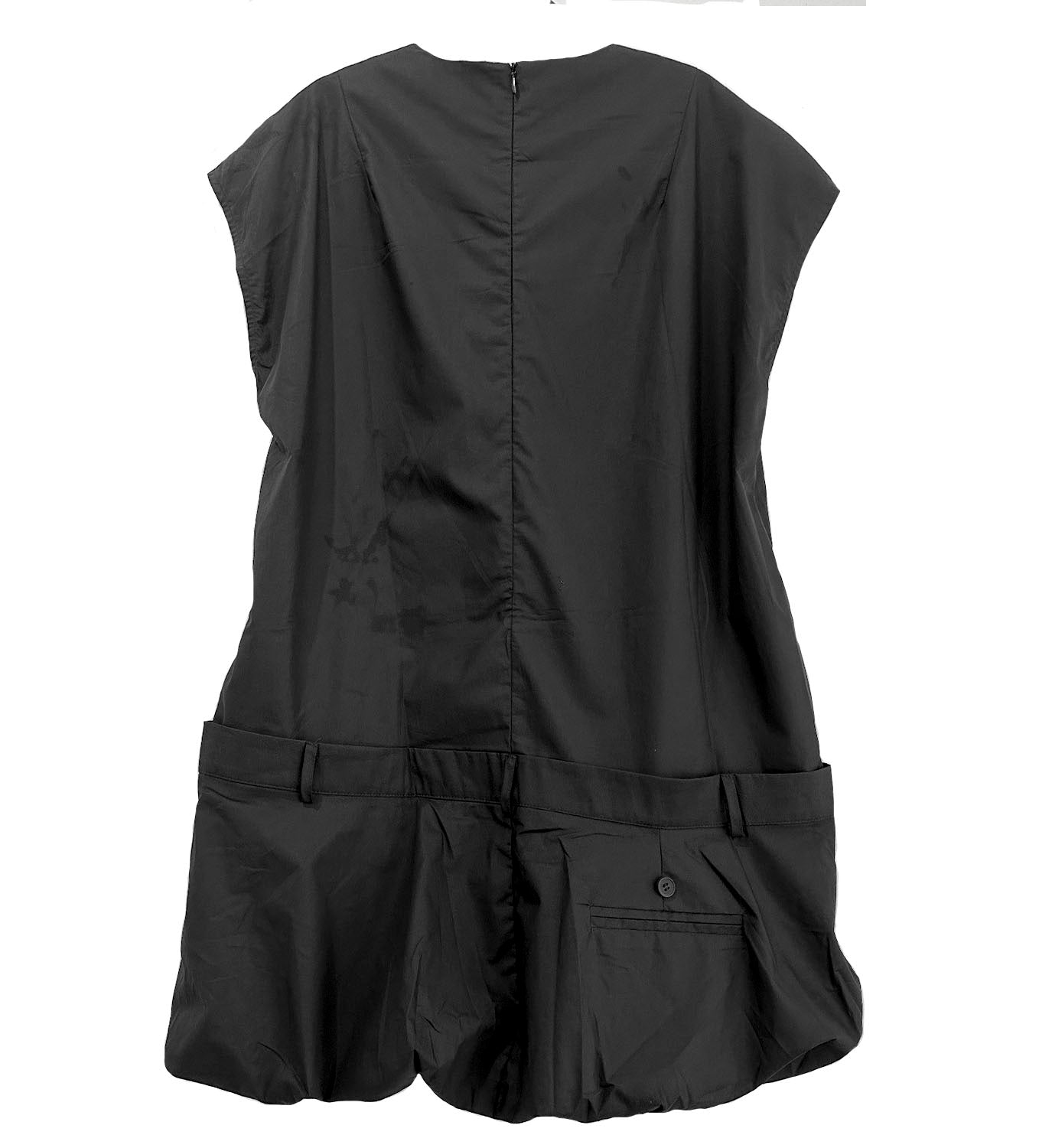 Bubble Hem Shift Mini Dress