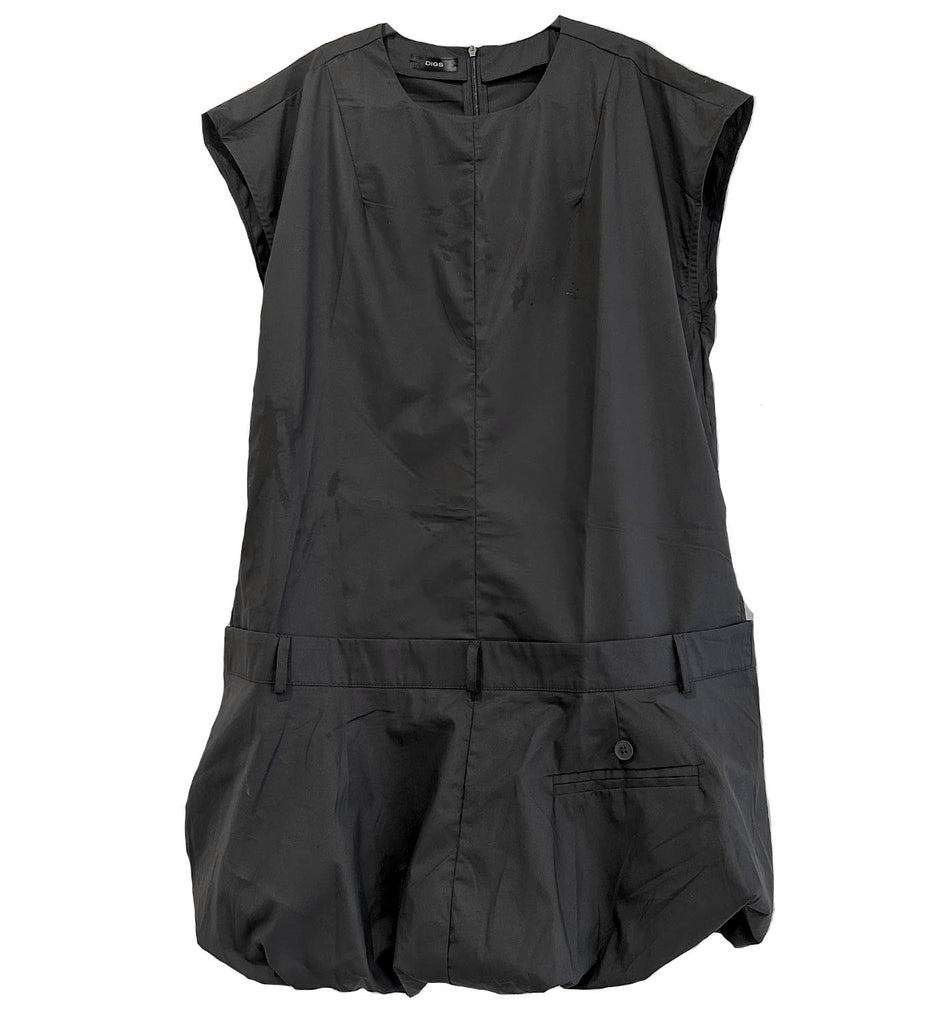 Bubble Hem Shift Mini Dress