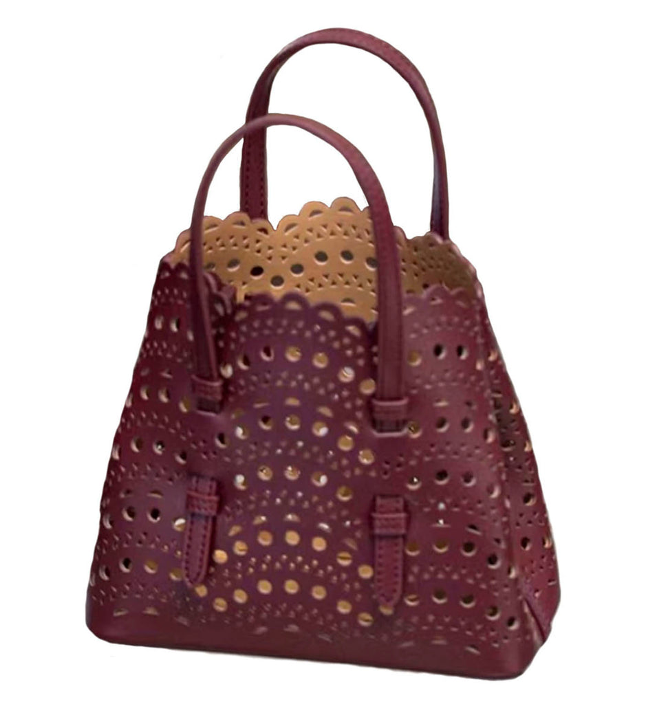 Cut Out Leather Bag
