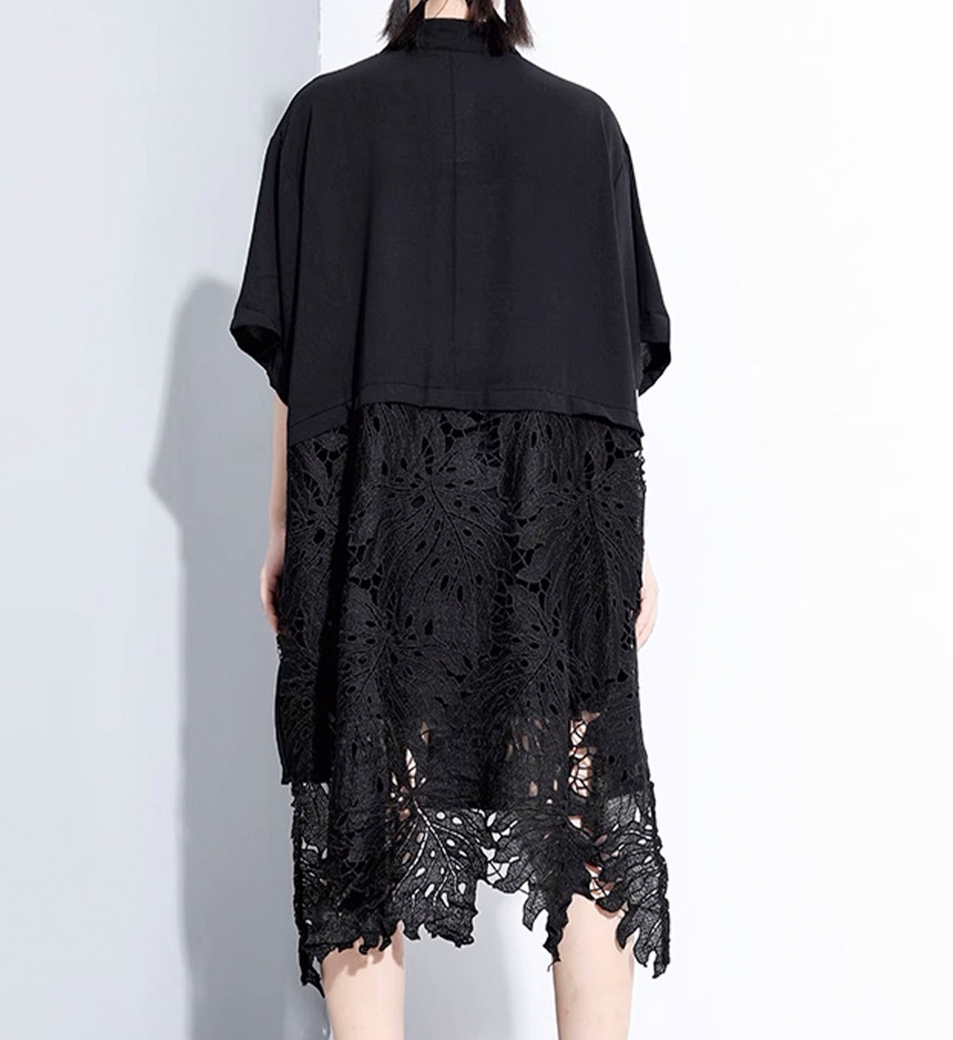 Lace Poplin Shirt Dress Lace Poplin Shirt Dress
