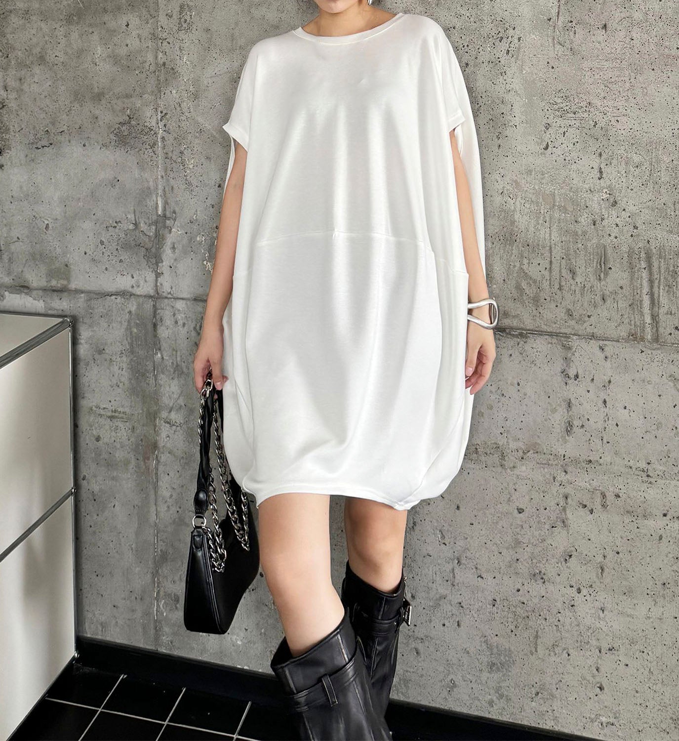 Bubble Jersey Dress