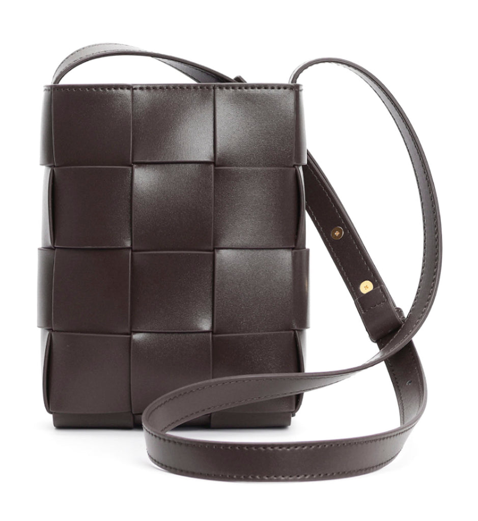 Vertical Woven Crossbody Bag