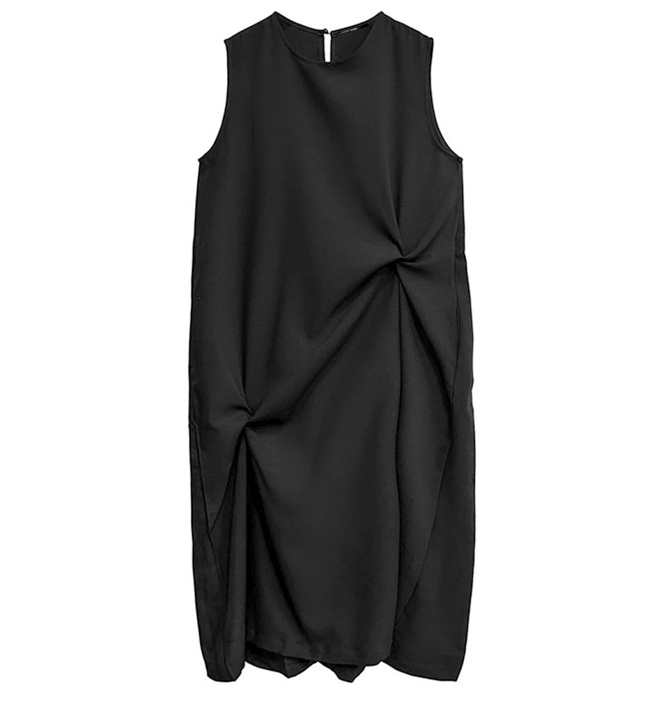 Pleat Twist Sheath Dress