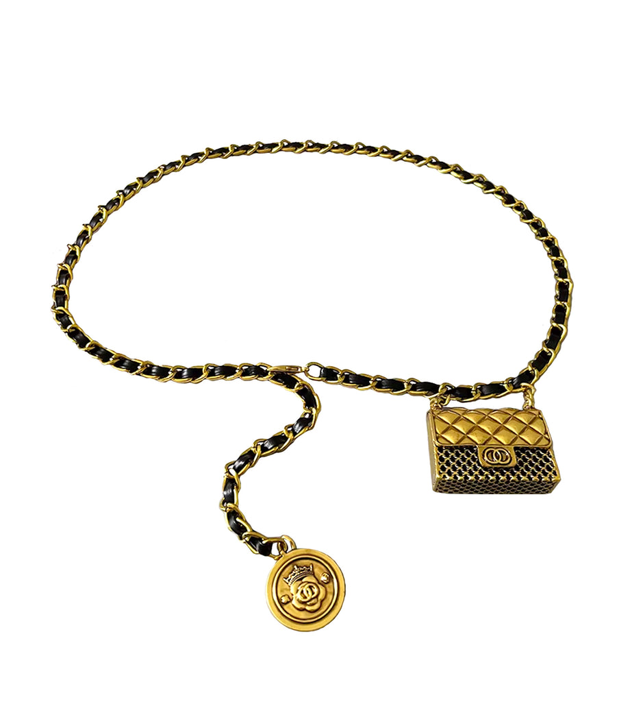 Leather Chain Belt