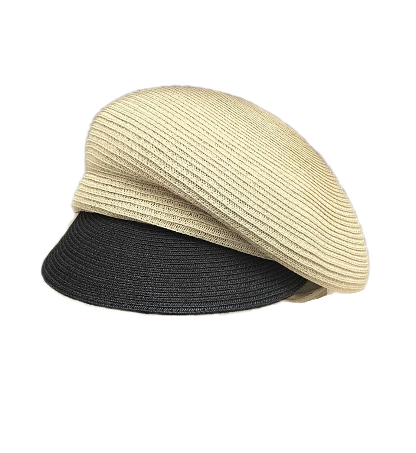 Newsboy Raffia Hat