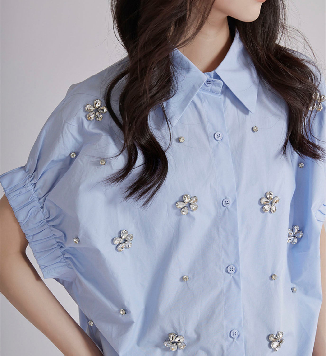 Poplin Crystal Shirt - DIGS