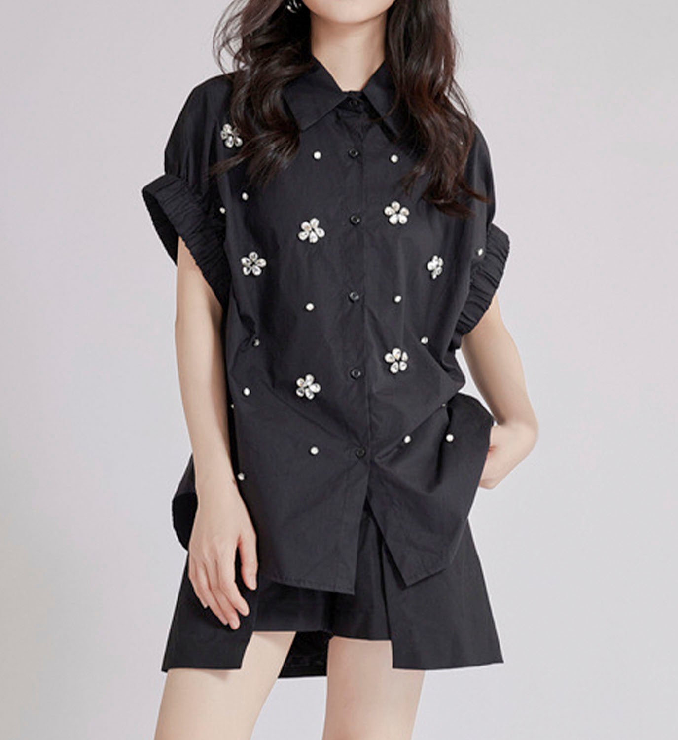 Poplin Crystal Shirt - DIGS
