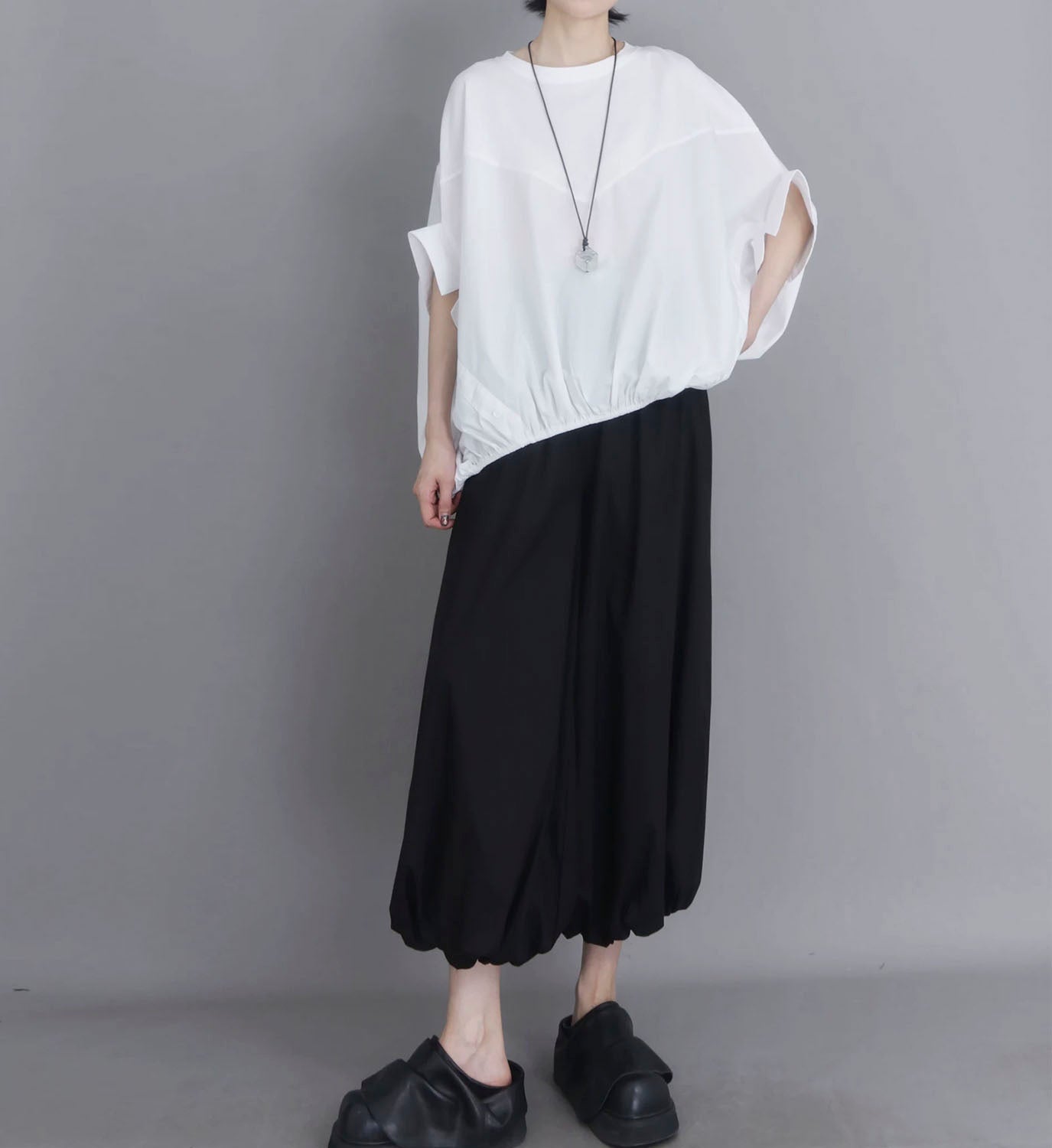 Cocoon Poplin Top