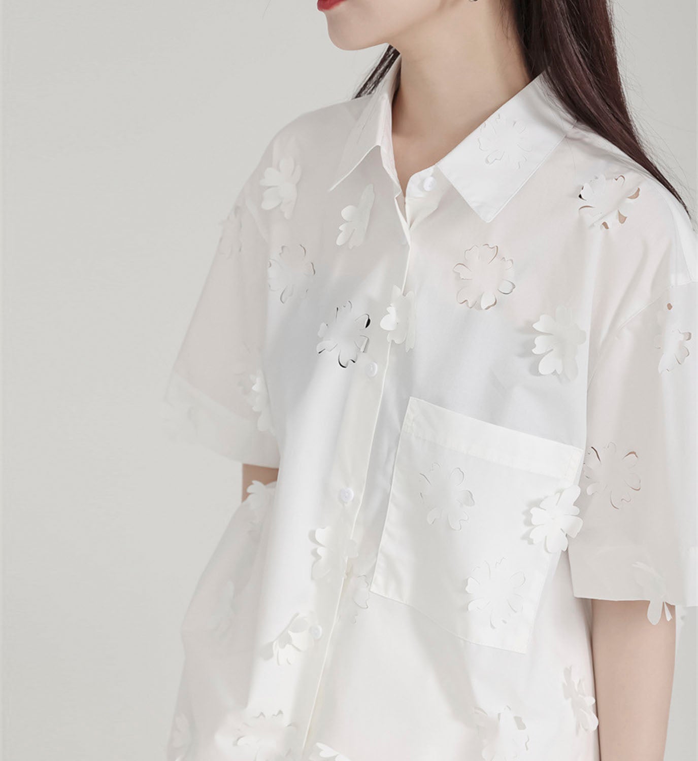 Cut-Out Daisy Shirt