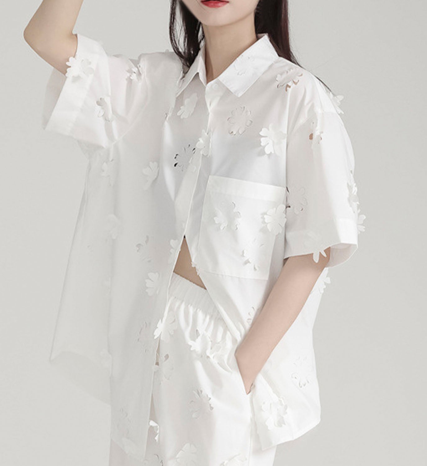 Cut-Out Daisy Shirt