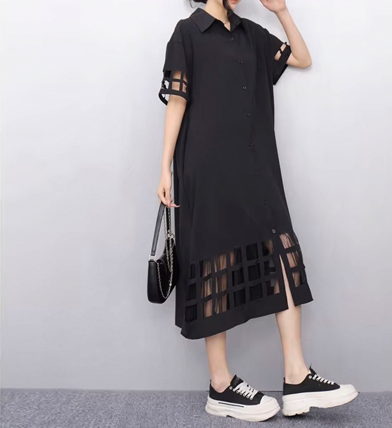 Cut Out Midi Dress - DIGS