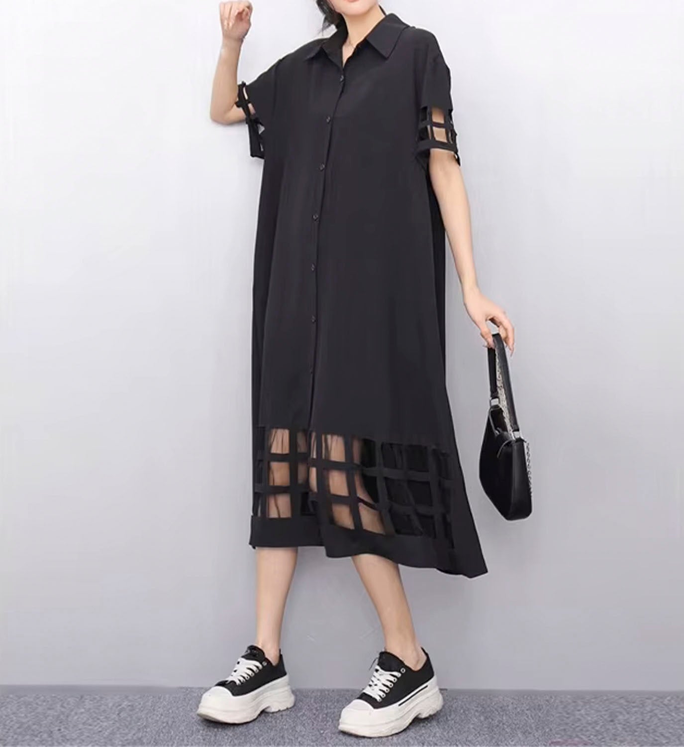 Cut Out Midi Dress - DIGS