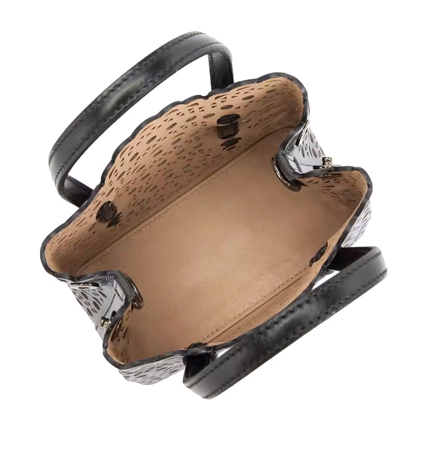 Cut Out Leather Bag 25cm