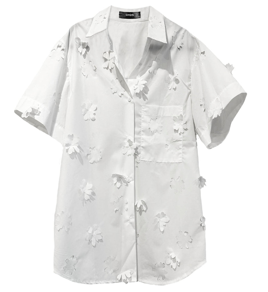 Cut-Out Daisy Shirt