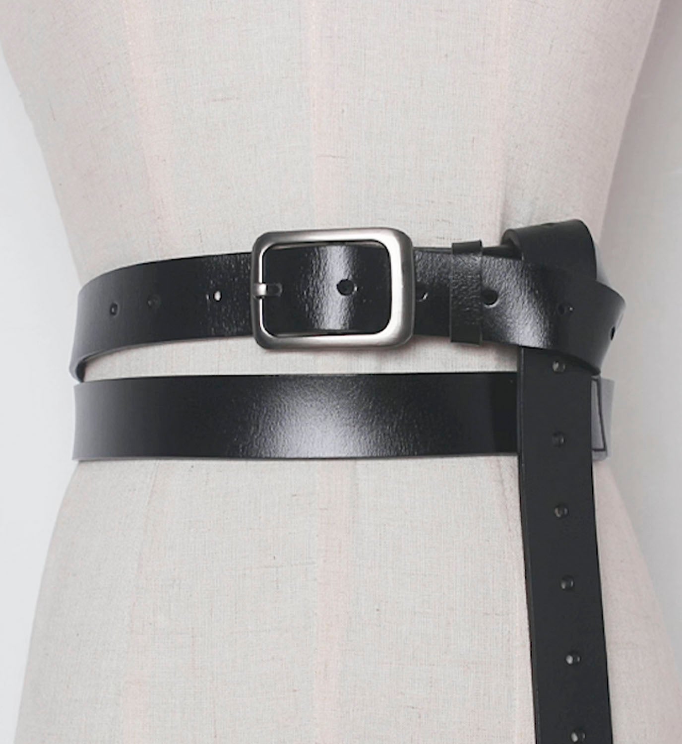 Double Wrap Buckle Belt