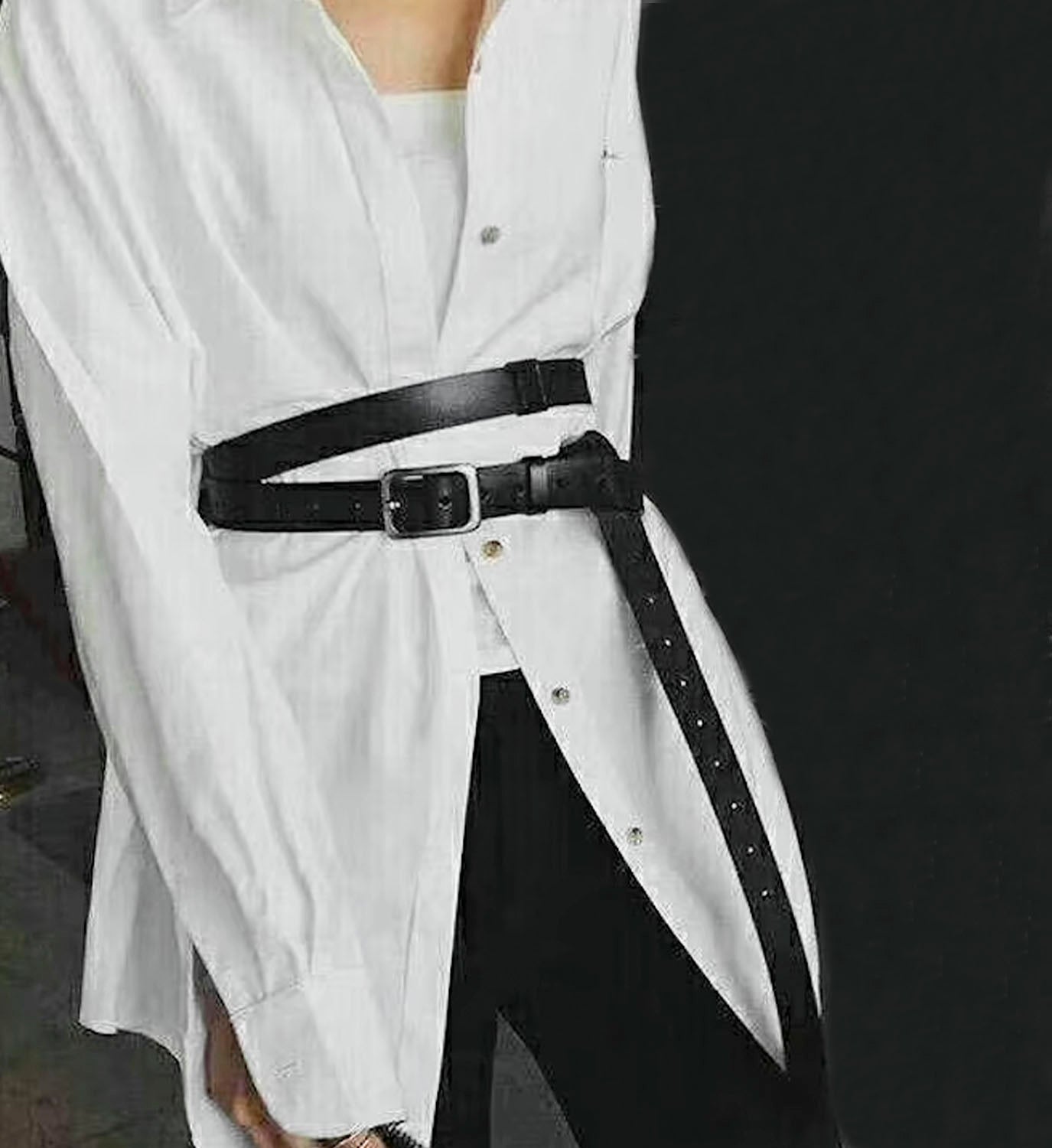 Double Wrap Buckle Belt