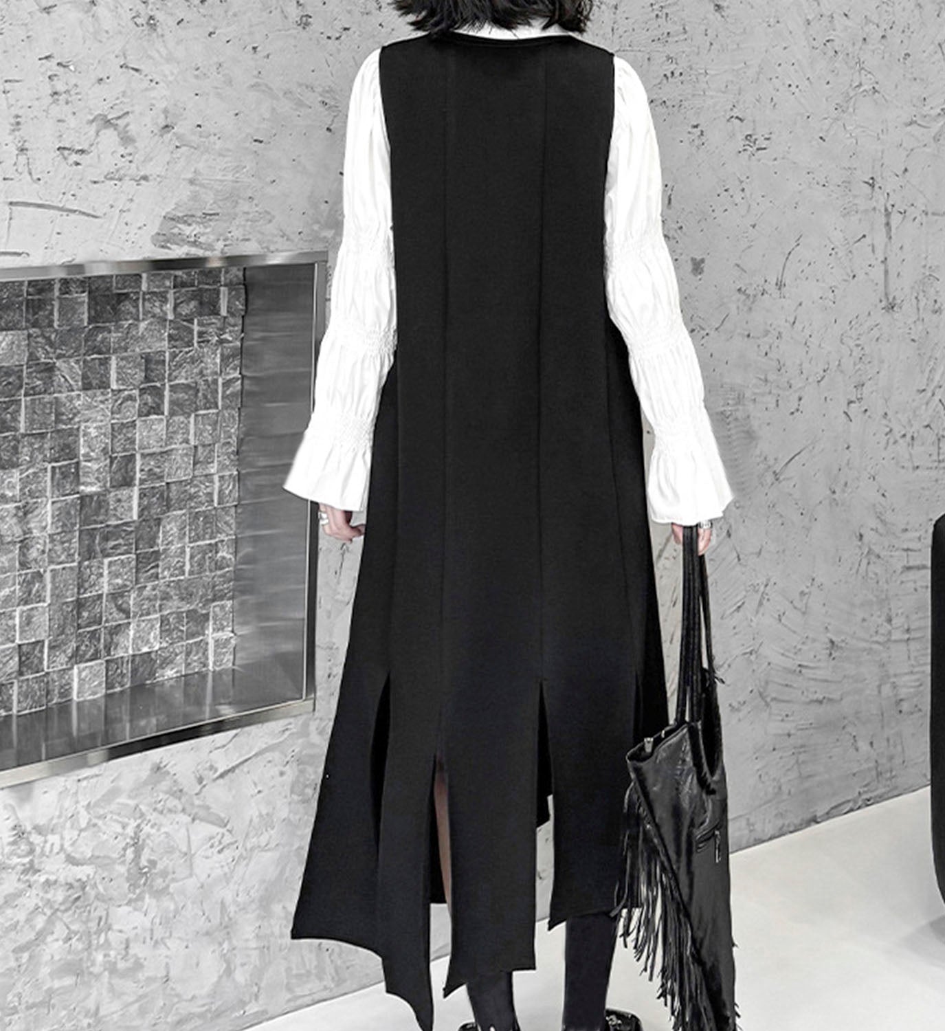 Panel Sleeveless Dress - DIGS