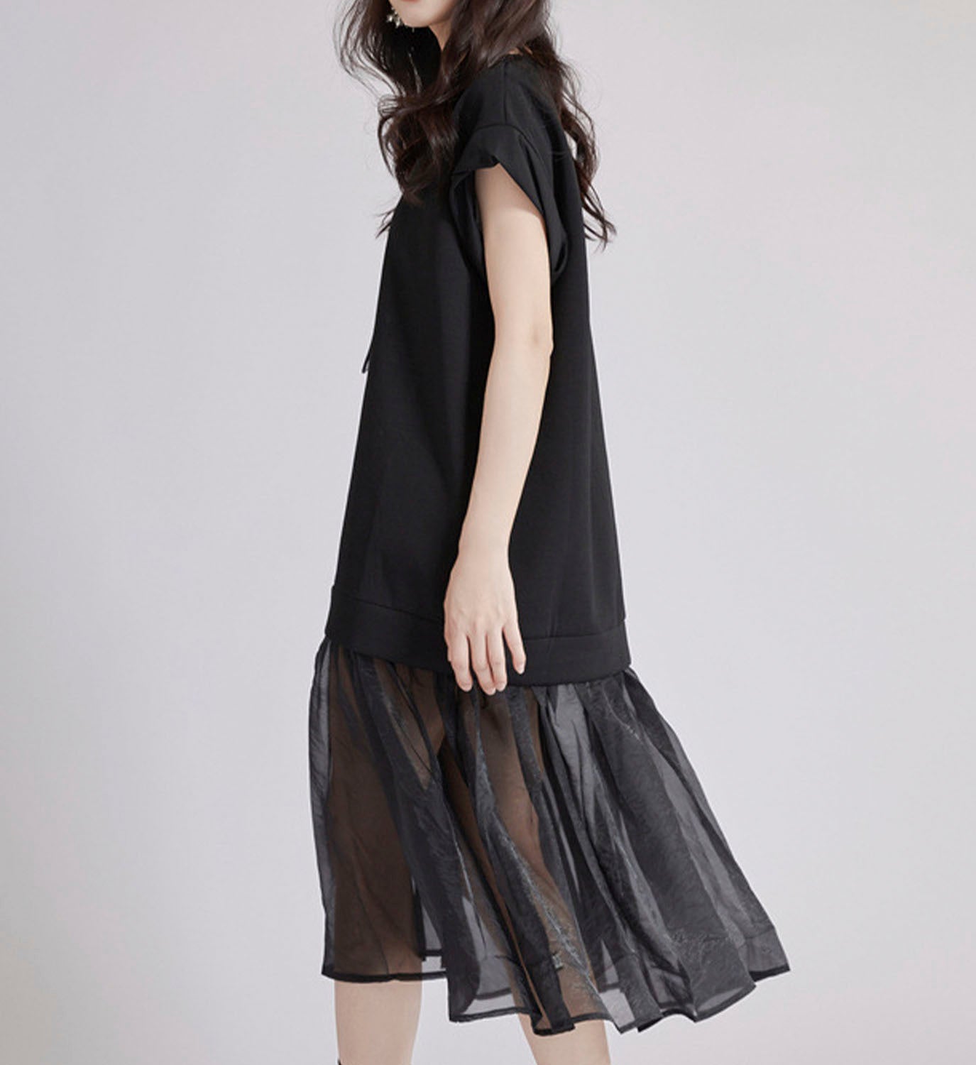 Jersey Chiffon Dress - DIGS