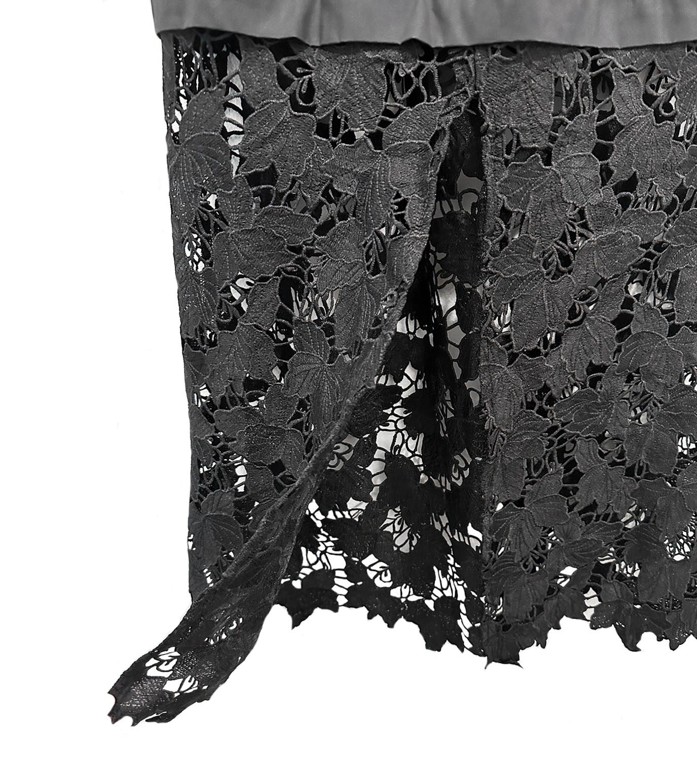 Poplin Lace Maxi Skirt - DIGS