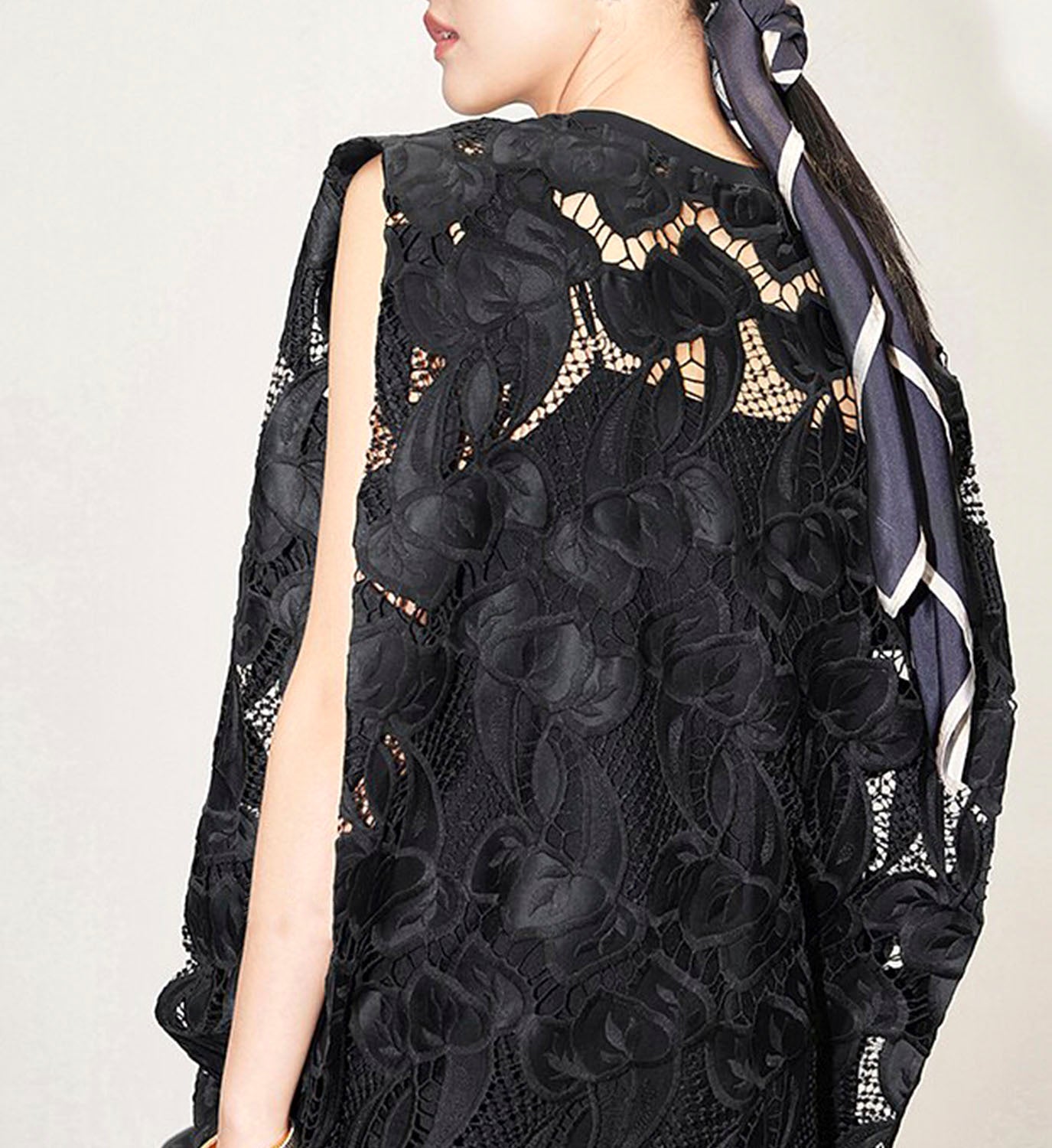 Lace Silk Dress