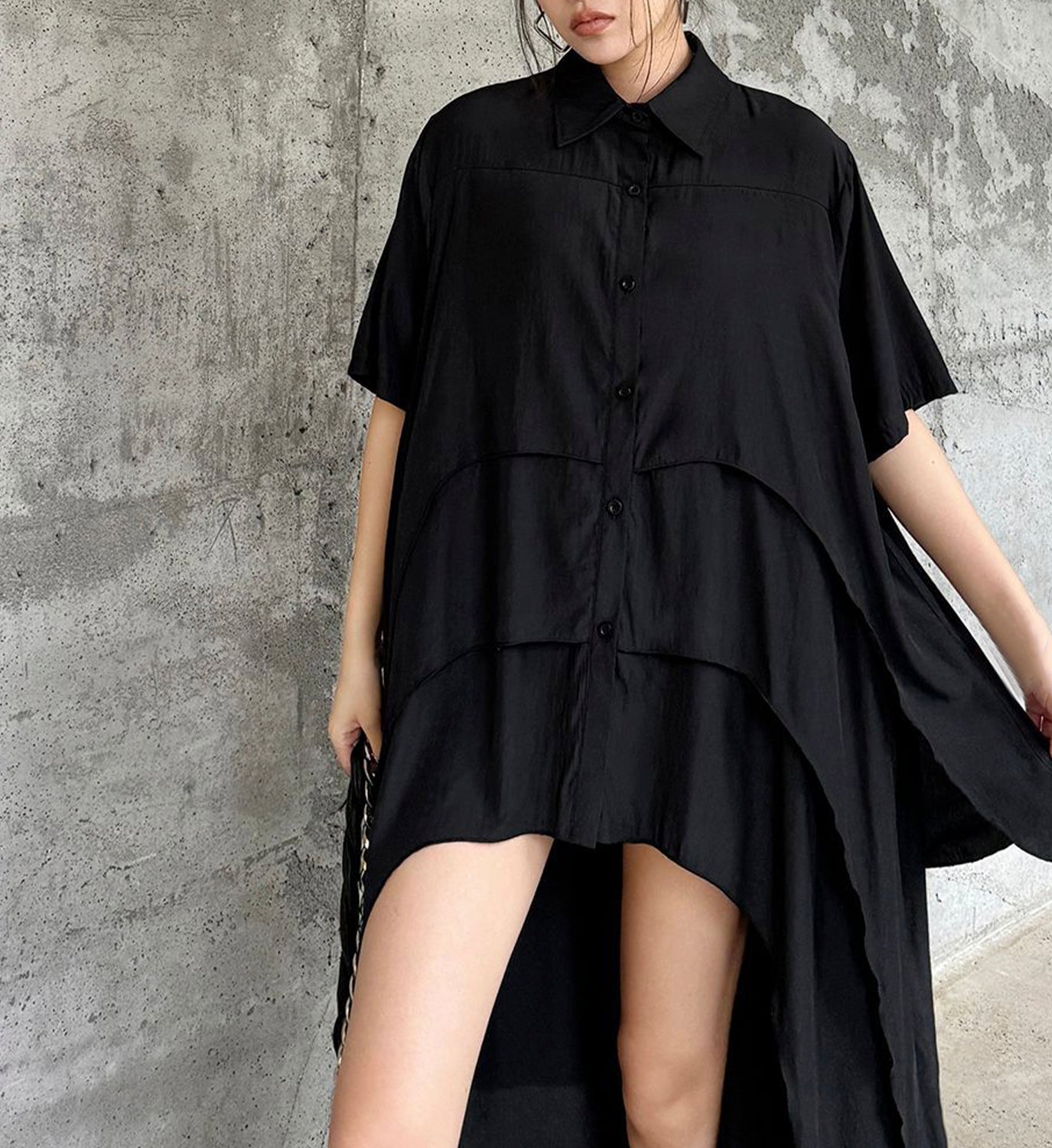 Hi-Lo Ruffled Top - DIGS
