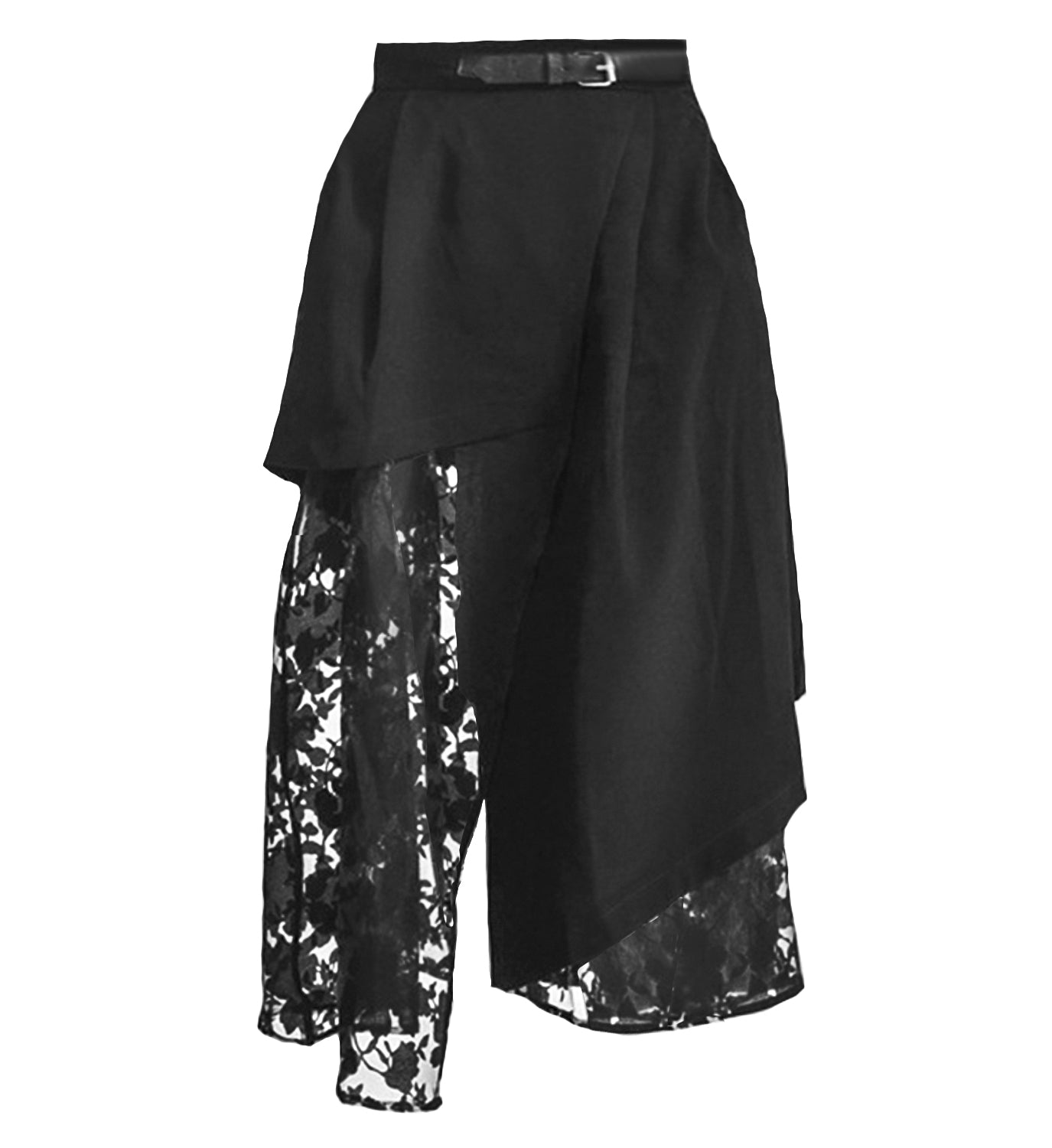 Lace Layered Midi Skirt - DIGS
