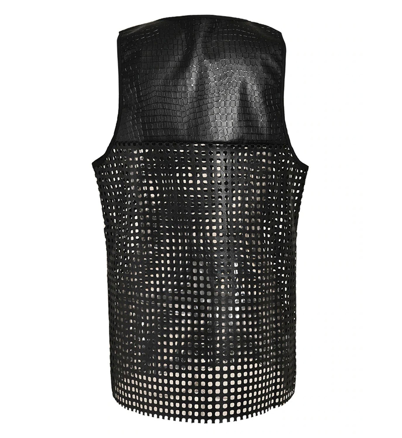 Cut Out Leather Tank
