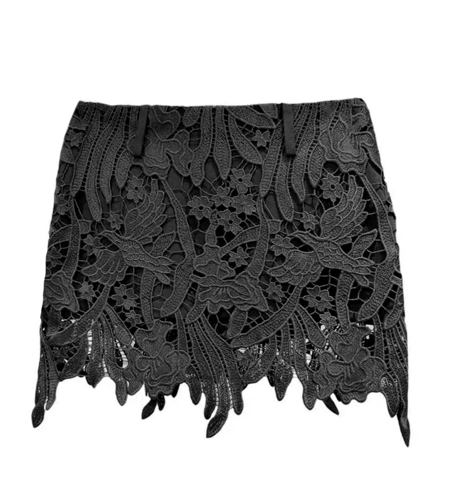 Mini Lace Skirt