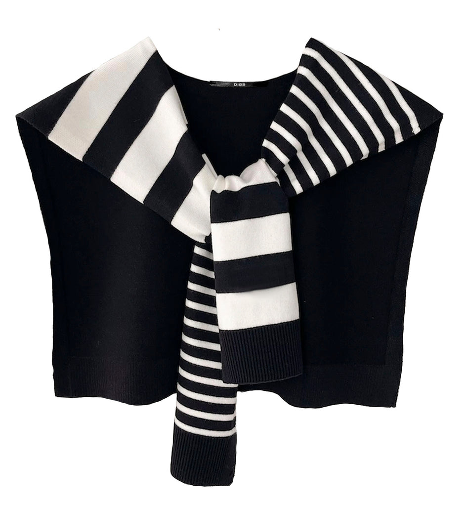 Multi Stripe Shoulder Sweater