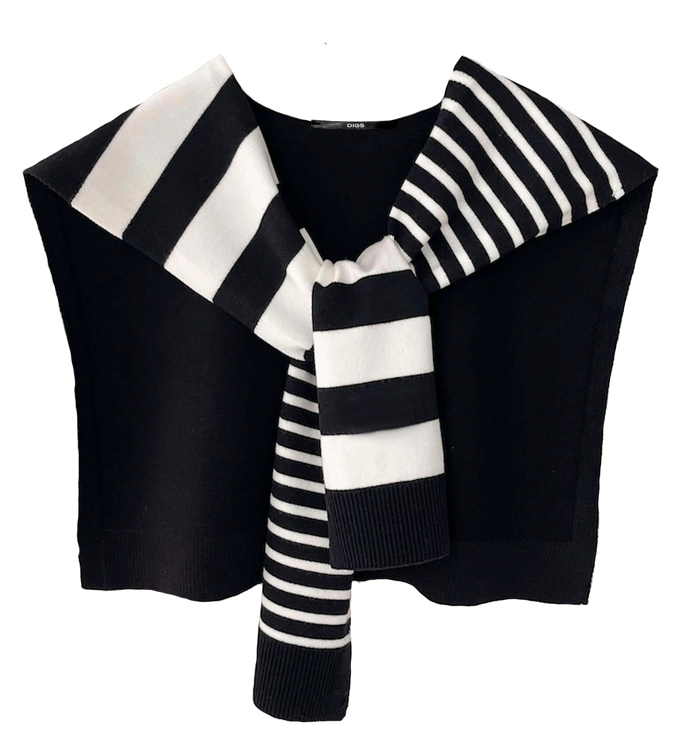 Multi Stripe Shoulder Sweater