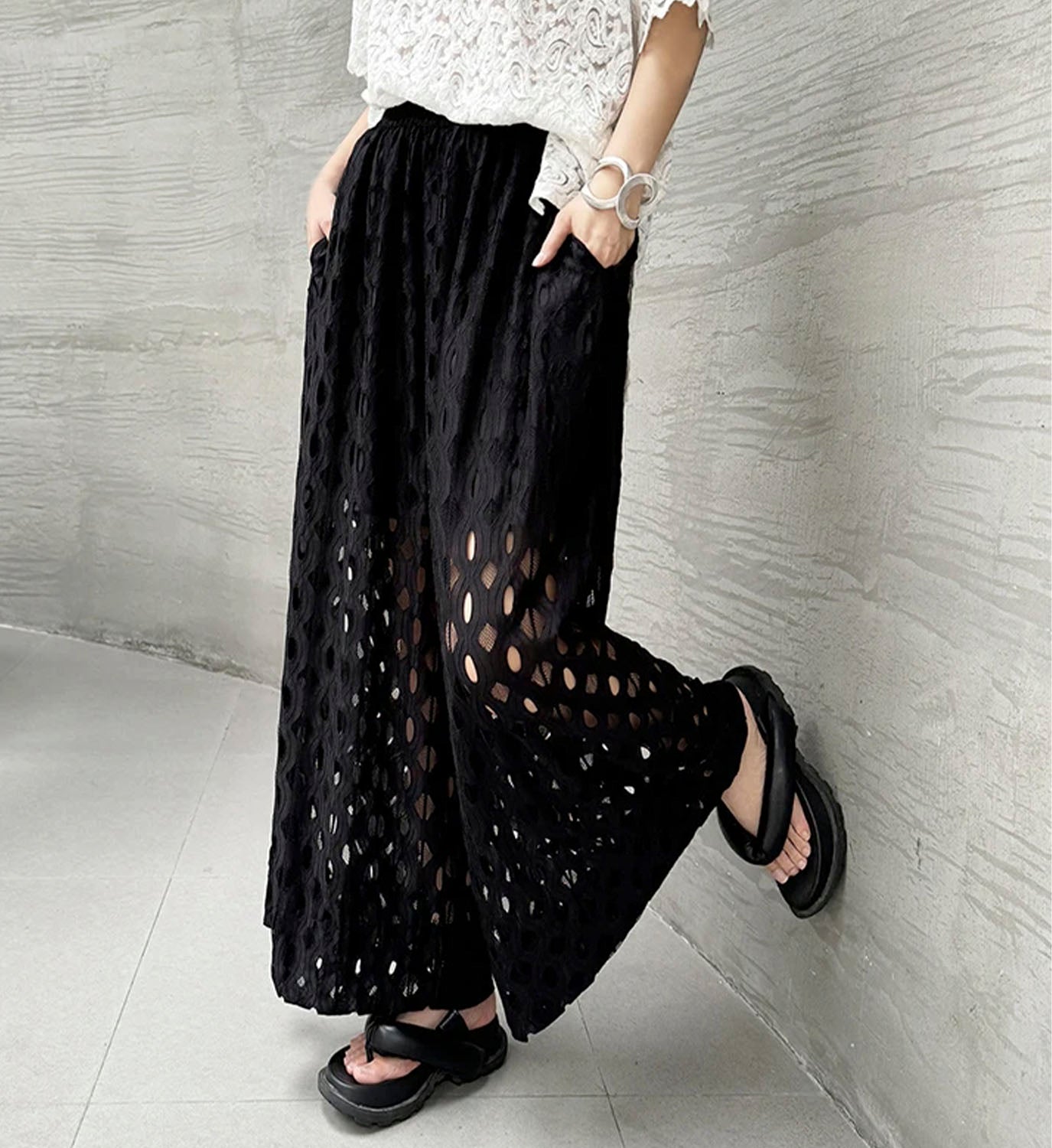 Palazzo Lace Pant