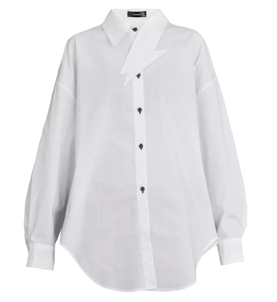 Zig Zag Collar Shirt