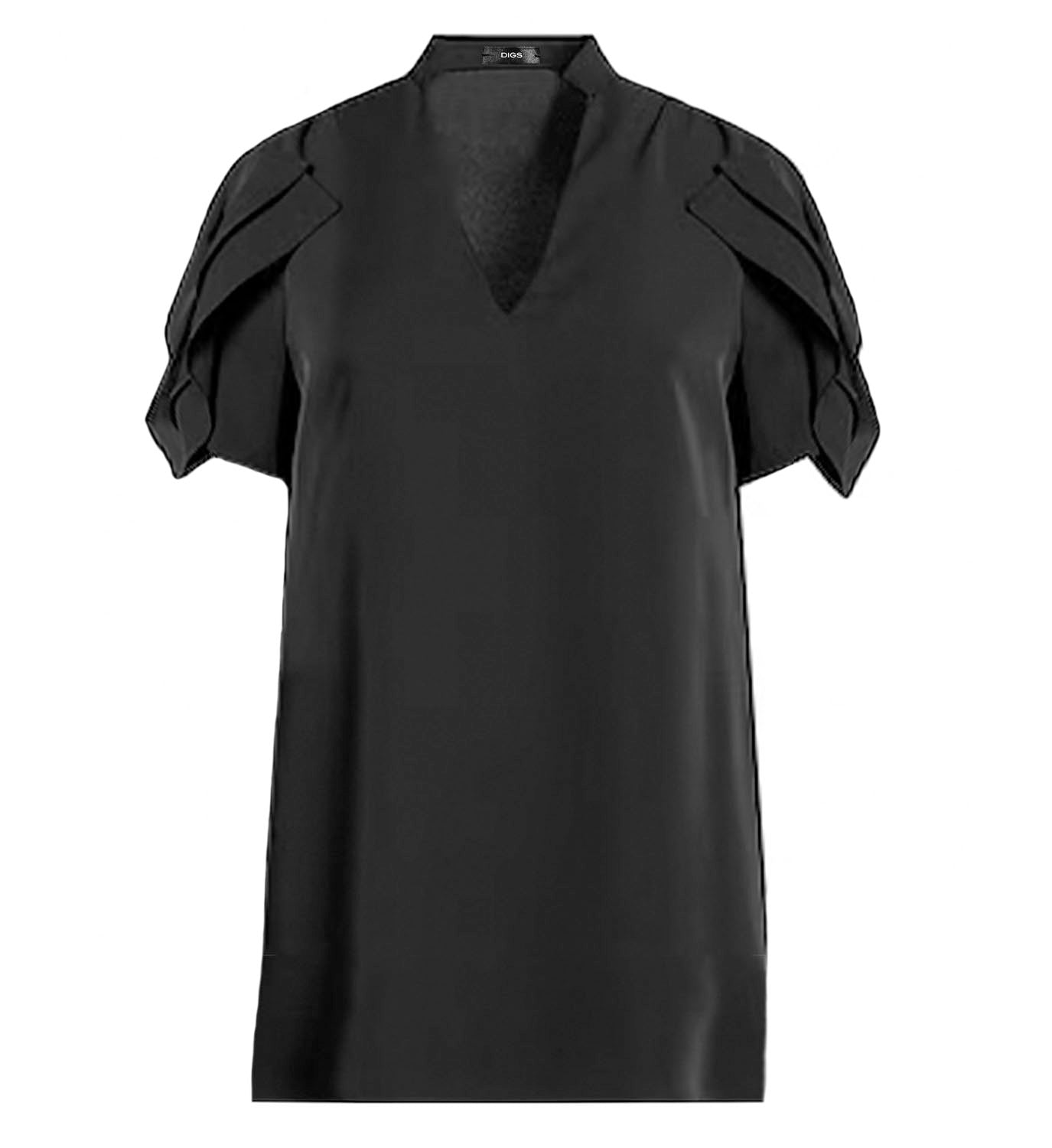 Pleat Sleeve Dress