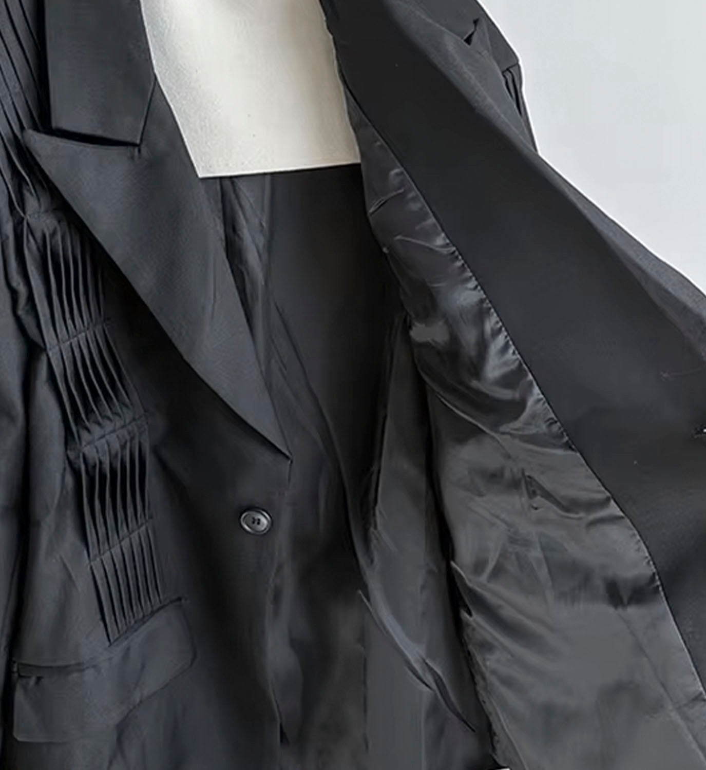 Multi Pleat Boyfriend Blazer - DIGS