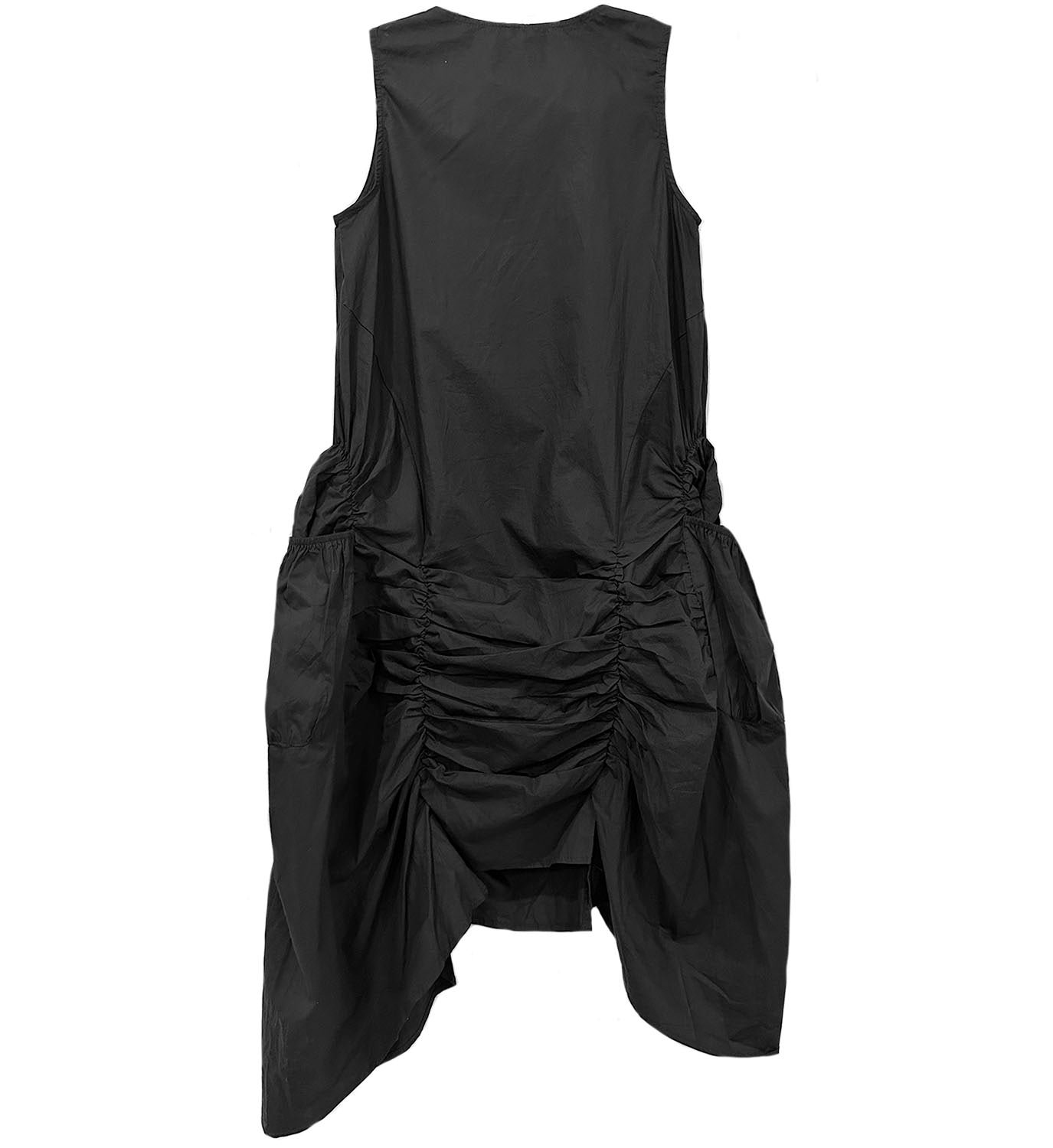Ruched Poplin Dress - DIGS