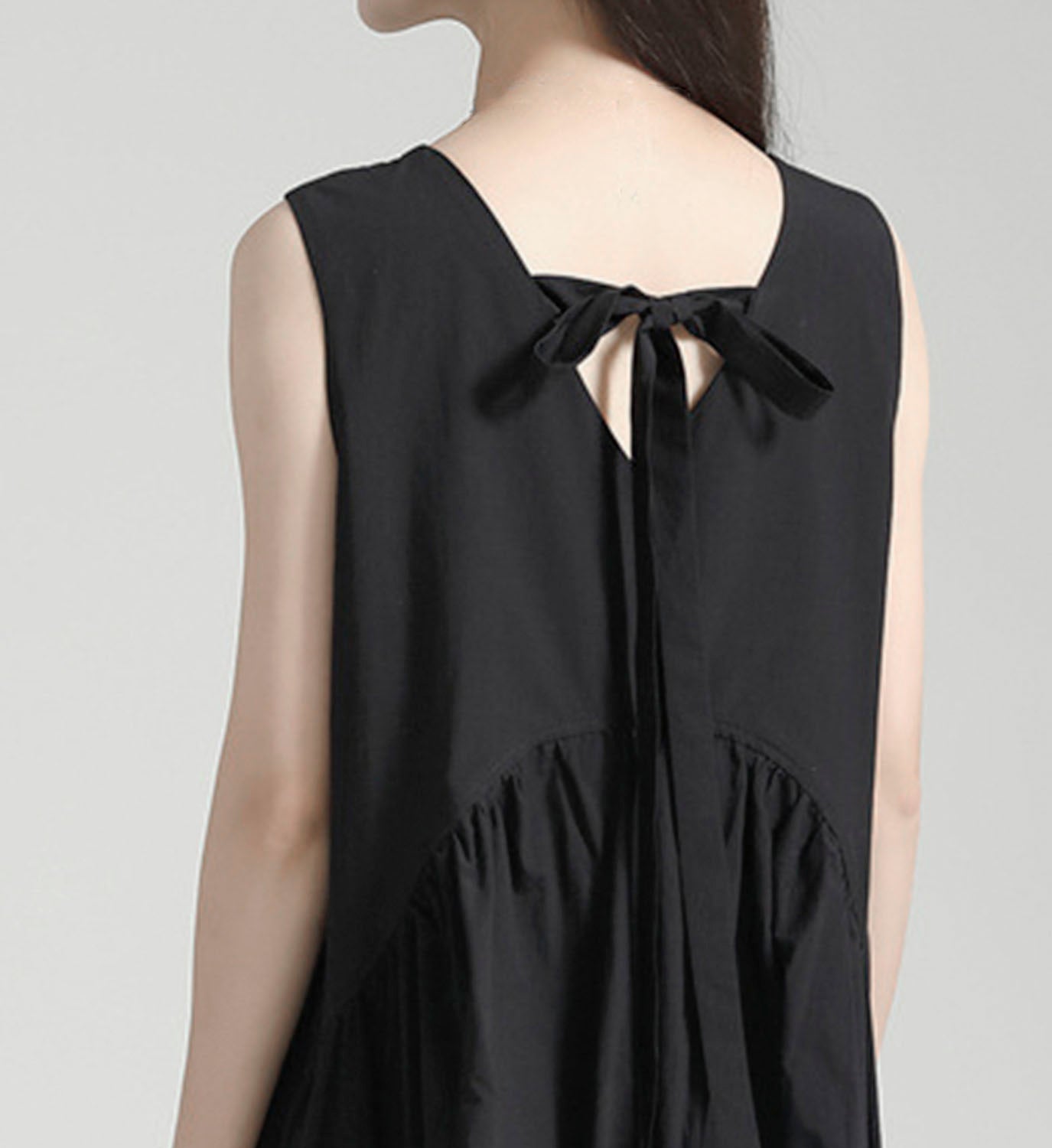 Tie Back Ruched Dress - DIGS