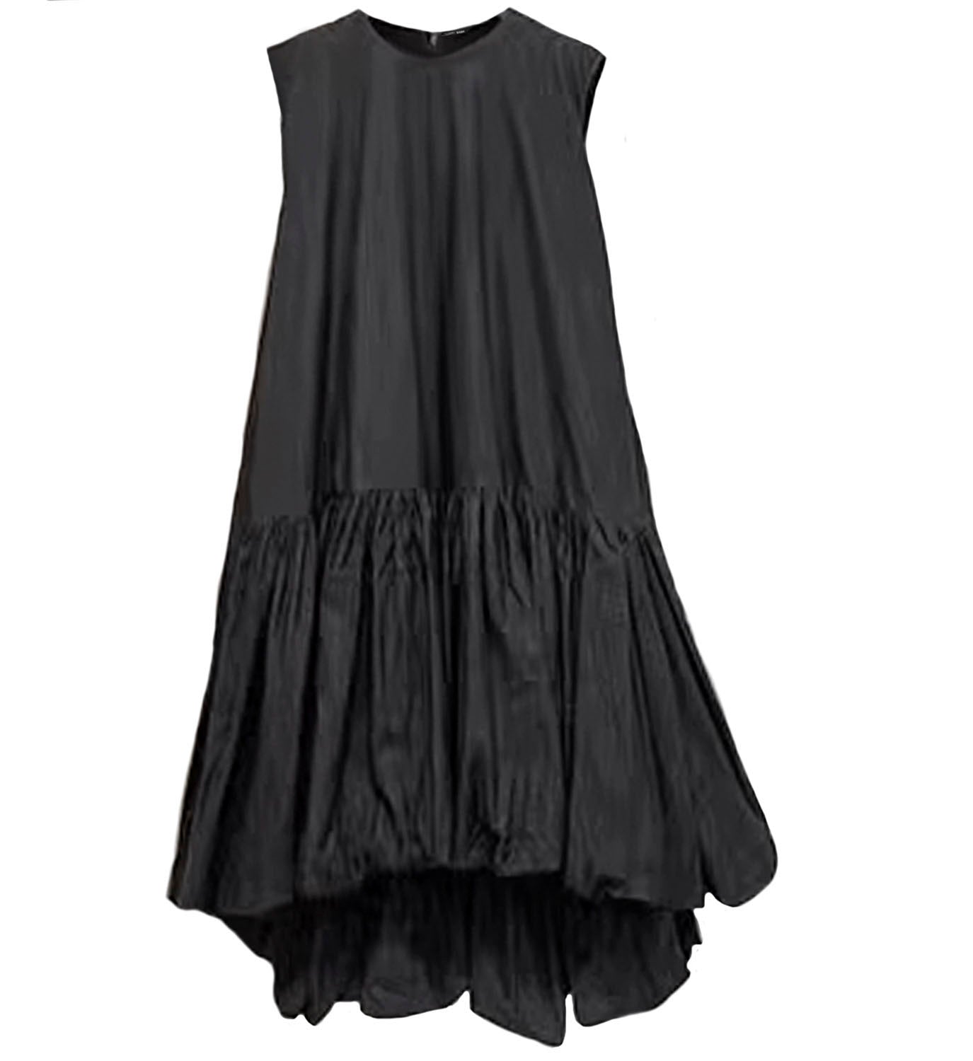 Poplin Shirred Bubble Dress - DIGS