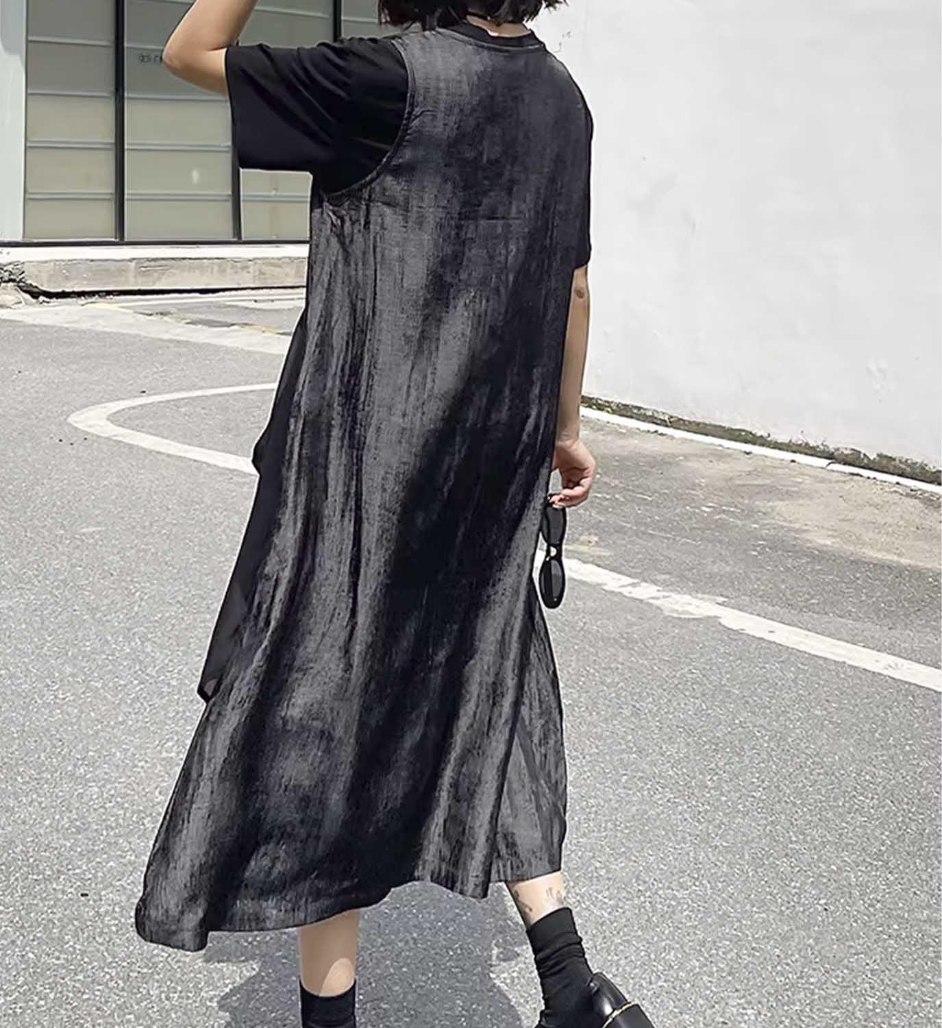 Low V Neck Dress - DIGS