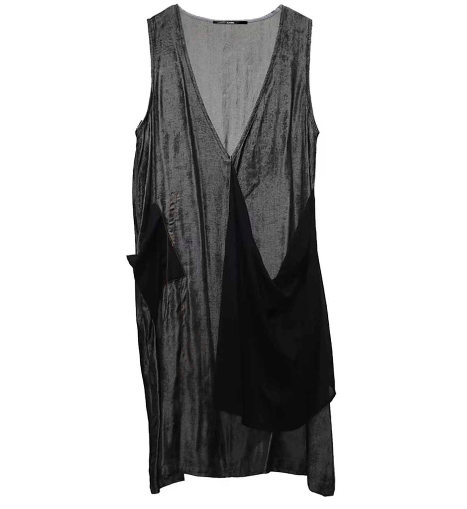 Low V Neck Dress