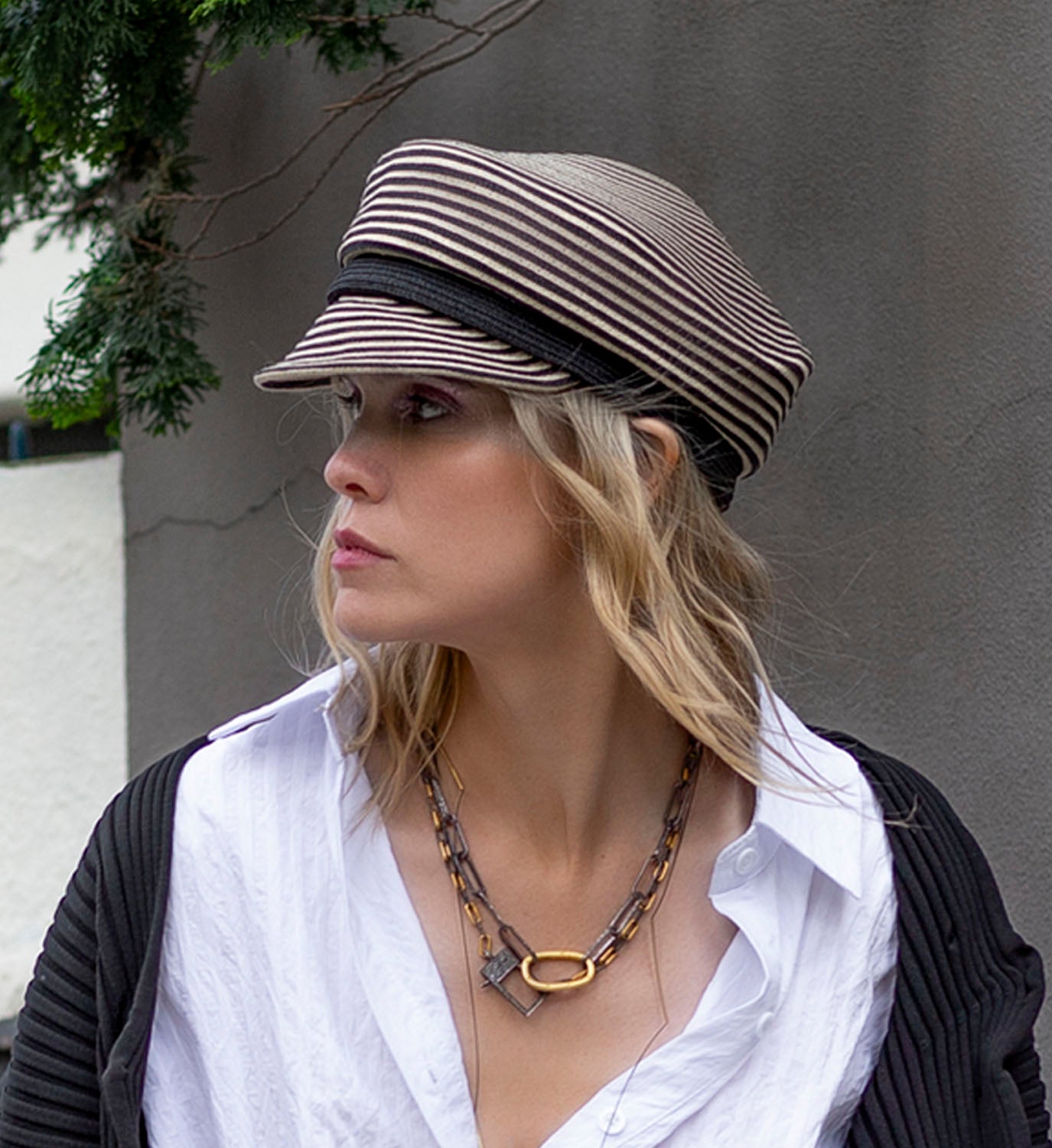 Stripe Newsboy Cap - DIGS