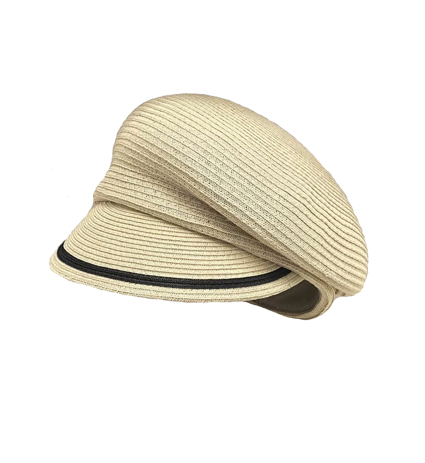 Newsboy Raffia Hat