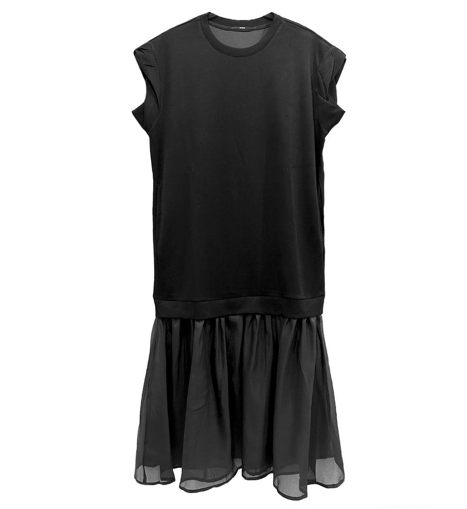 Jersey Chiffon Dress