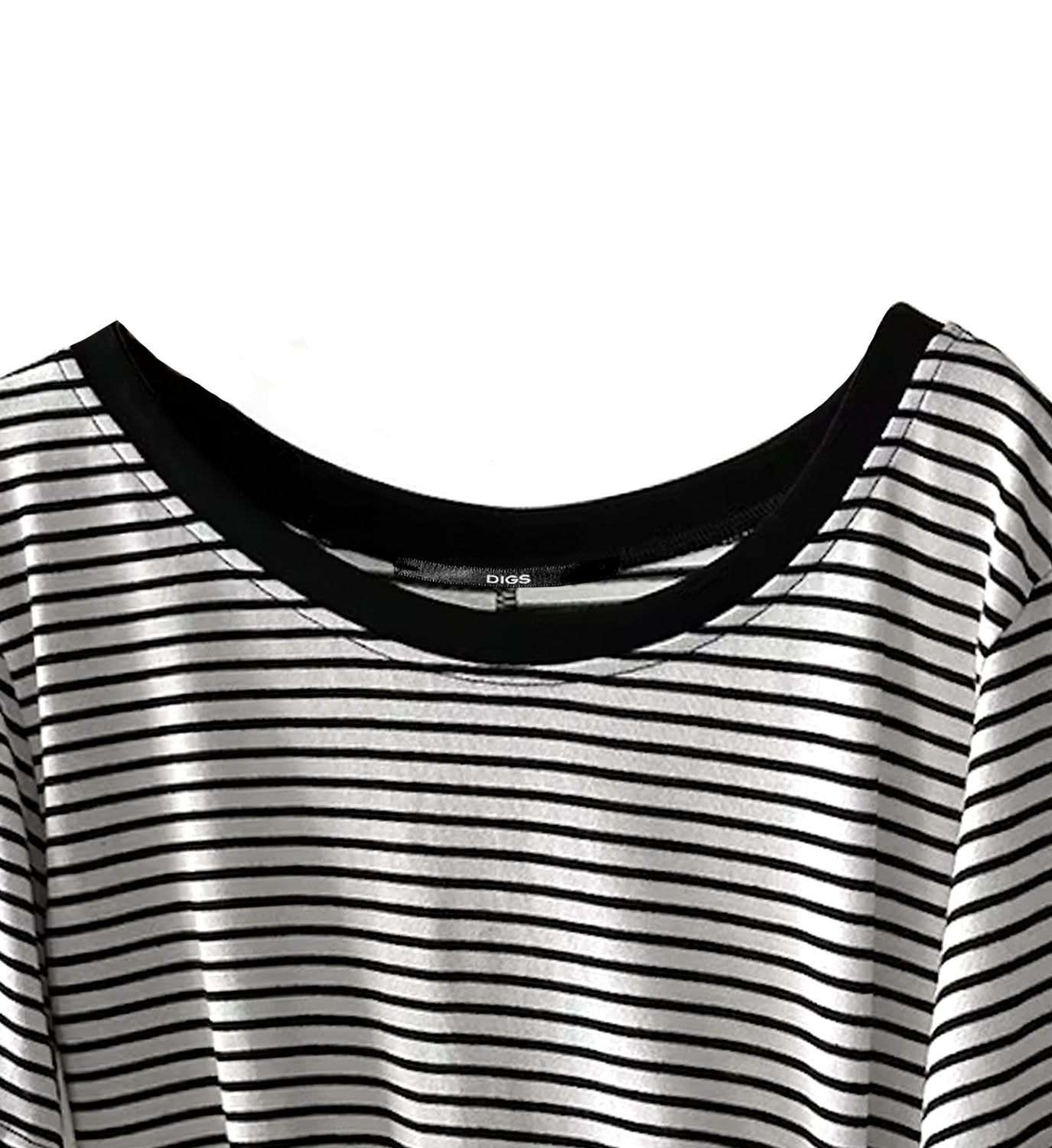 Stripe Jersey Tie Top