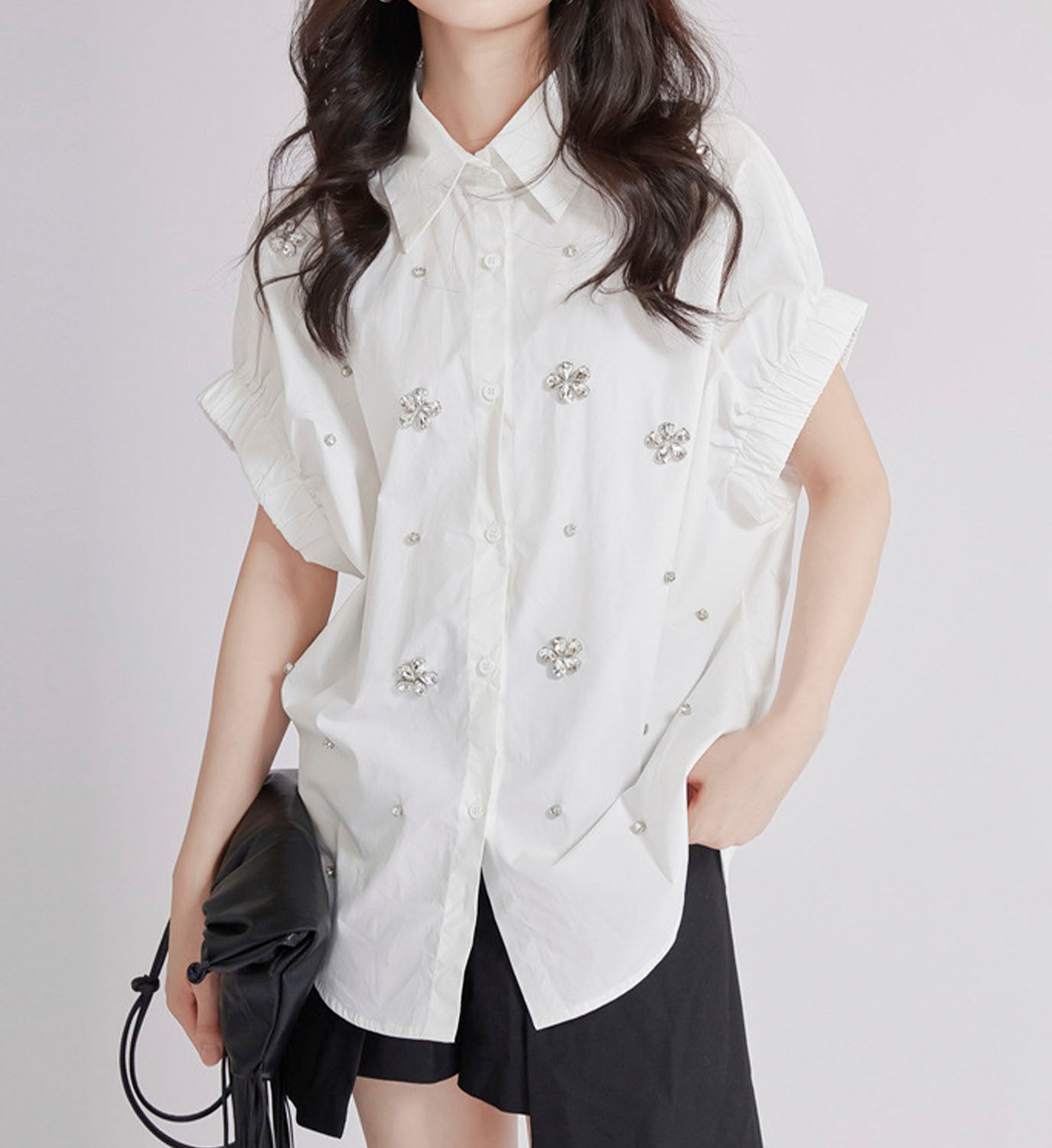 Poplin Crystal Shirt - DIGS