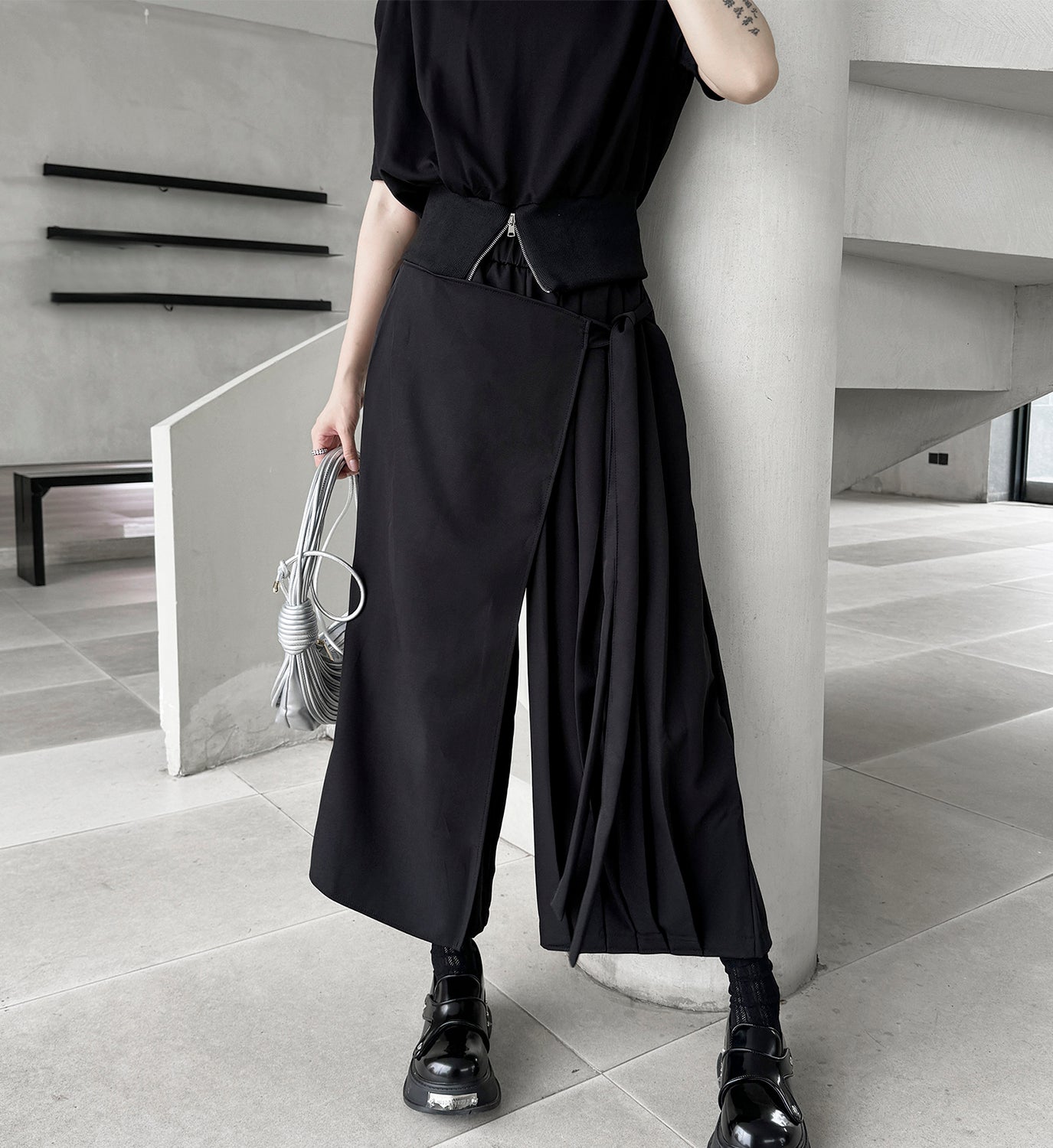 Wrap Cropped Pant - DIGS