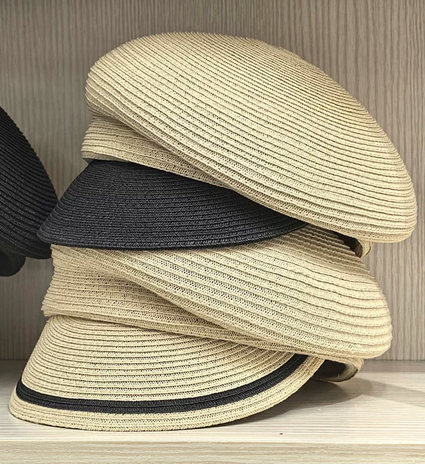Newsboy Raffia Hat