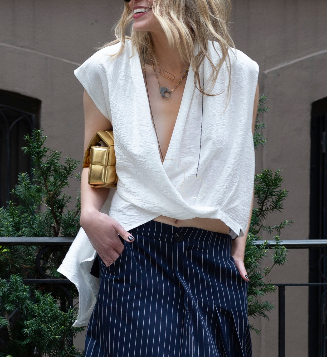 Draped Asymmetrical Top - DIGS