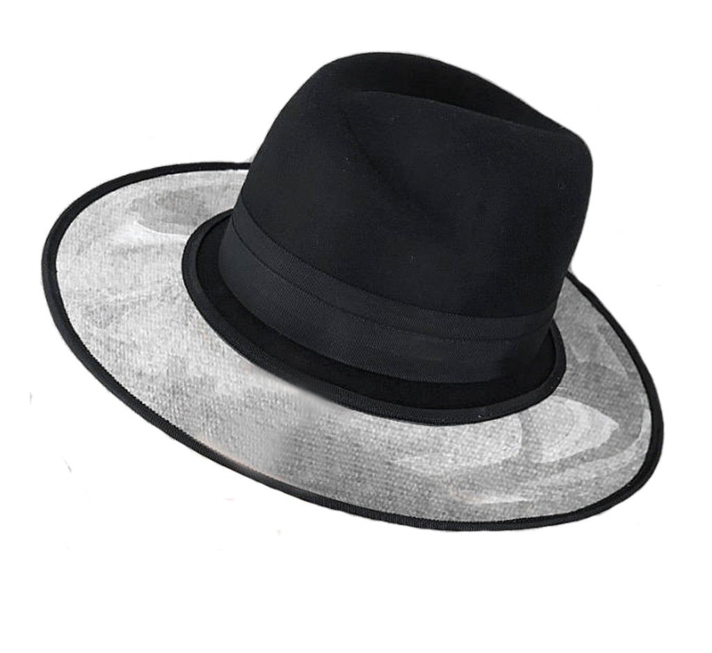 Wool Transparent Fedora Hat