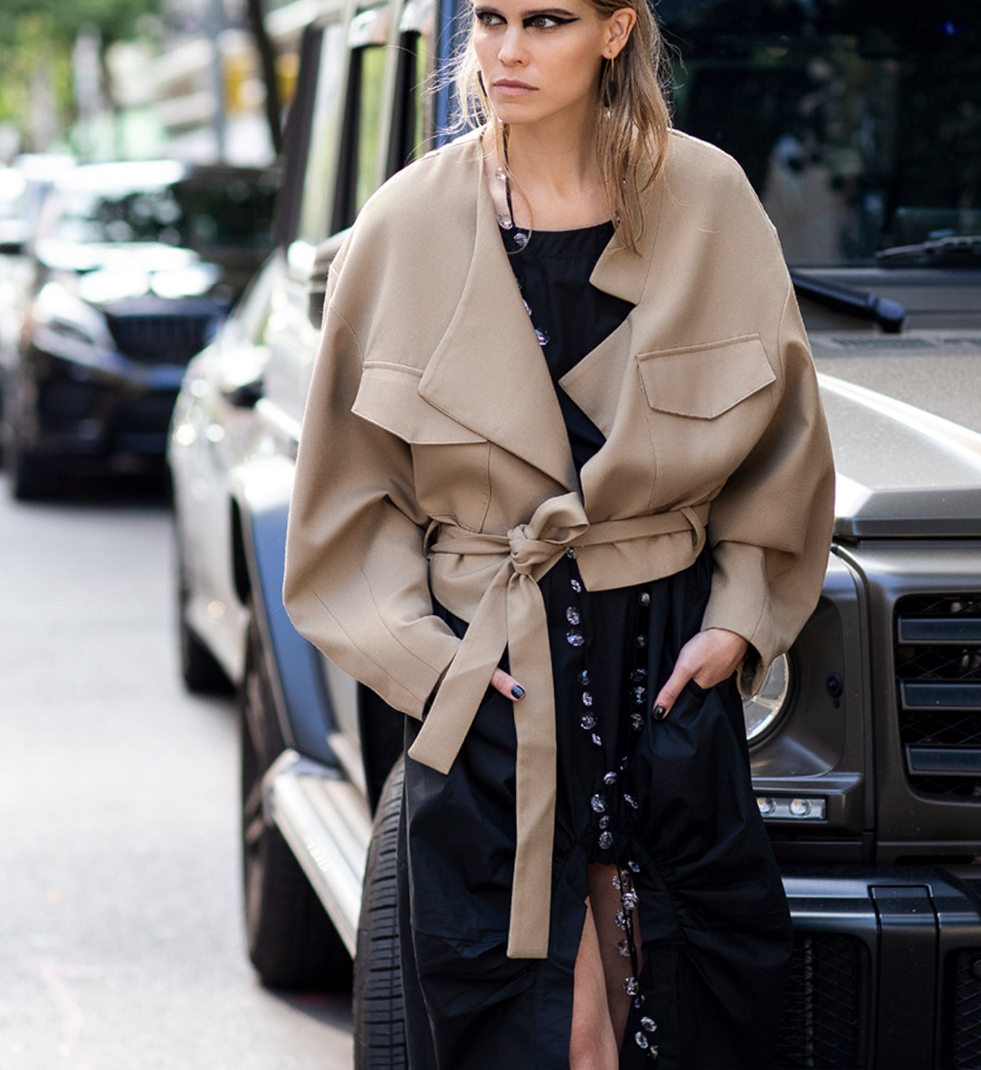 Cropped Belted Jacket - DIGS