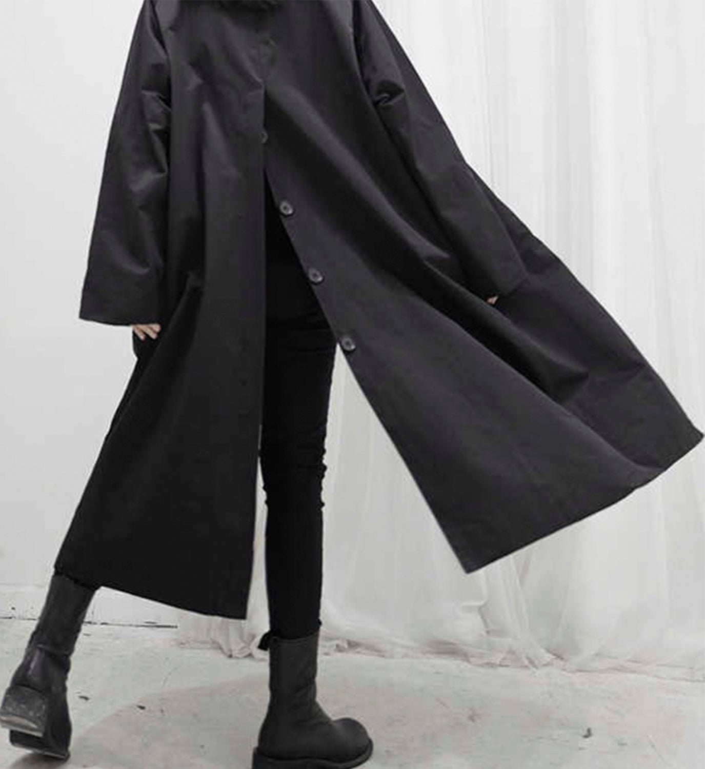 Open Back Trench Coat - DIGS